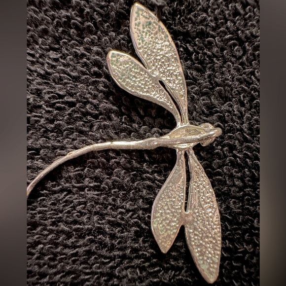 Sterling Silver Dragonfly Pendant - Picture 3 of 5